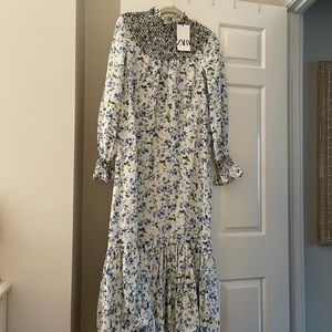 Zara floral dress grandmillennial xs